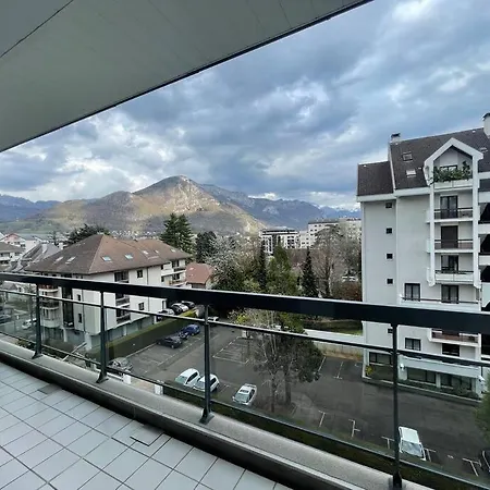 아파트 Le Mont-veyrier, Parking Et Vue 안시